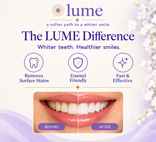 Purple Teeth Whitening Strips, Peroxide-free strips, made for real, everyday routines.